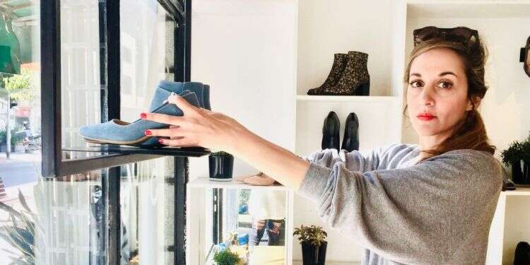 המעצבת שני בר. צילום: מרקוס נהון היכנסו לנעלי מעצבי הנעליים הישראליים