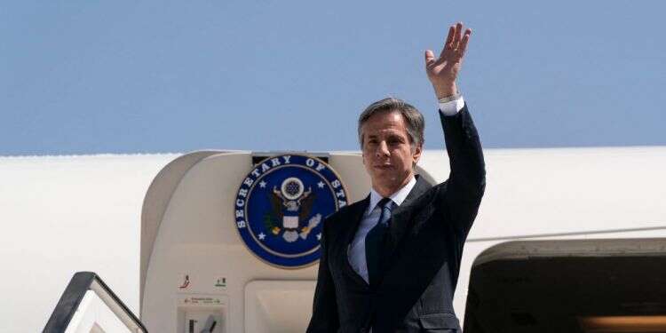 ביקור בלינקן: הסיסמאות הדמוקרטיות חזרו באופן רשמי