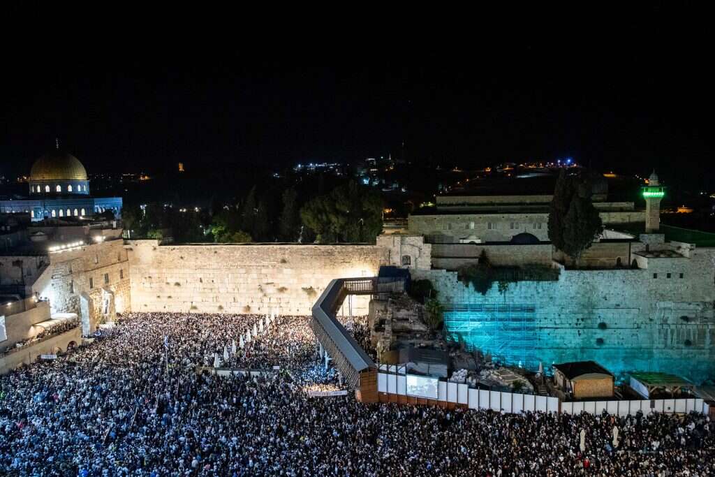 סליחות בכותל, 2019. צילום: יונתן זינדל, פלאש 90