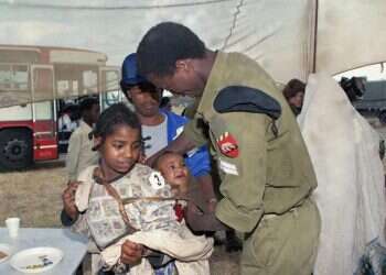 מבצע שלמה, מאי 1991. צילום: ארכיון צה 30 שנה ל"מבצע שלמה": צילומי וידאו נדירים נחשפים