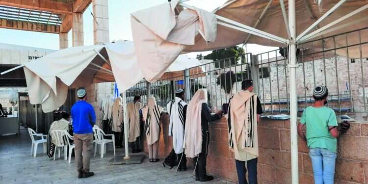 תפילת שחרית בשערי ההר הנעולים, אתמול מלחמת יום ירושלים