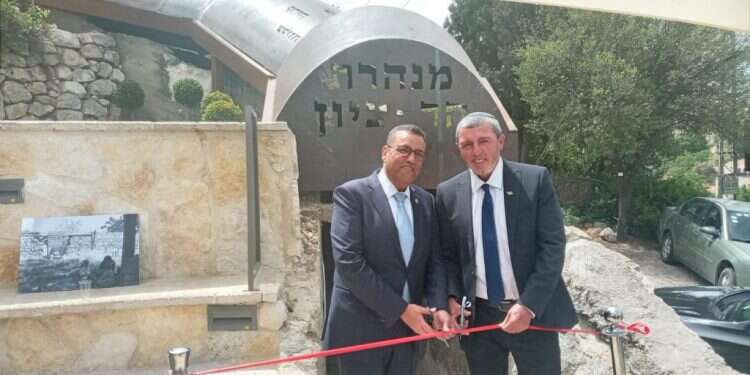 אחרי 54 שנים: תעלת הקשר בירושלים נפתחה מחדש