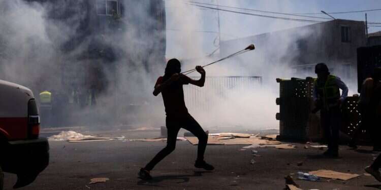 הפגנת תמיכה בשייח' מלוד ובעצורי הפרעות