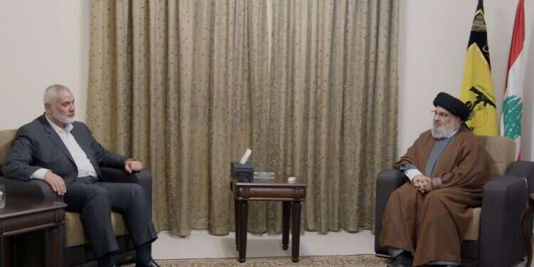 הנייה ונסראללה נפגשו: "להפנות את כל הכוח לניצחון סופי" על ישראל