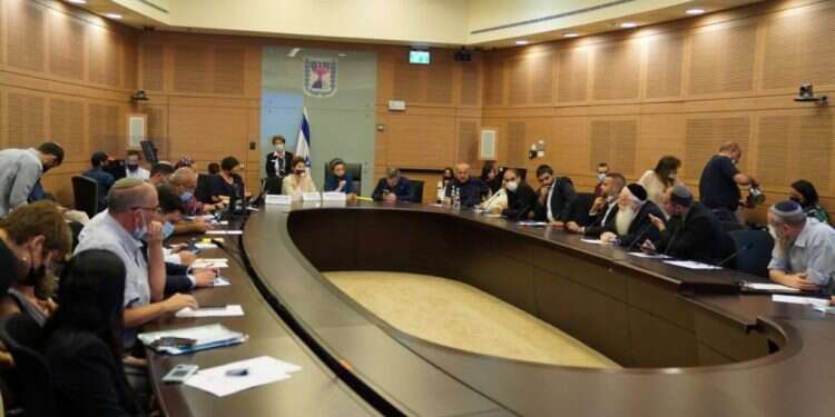 דיון בוועדה. צילום: דני שם טוב, דוברות הכנסת הקואליציה דחתה את ההצבעה על חוק האזרחות מחשש להפסד