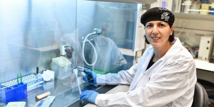 פרופ' שולמית לבנברג במעבדה. צילום: רמי שלוש "ציפיתי ששכניי הערבים יגנו עליי מהפורעים"