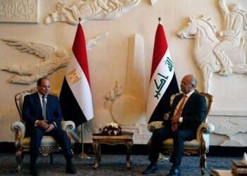 לראשונה זה 30 שנה: נשיא מצרי בבגדאד