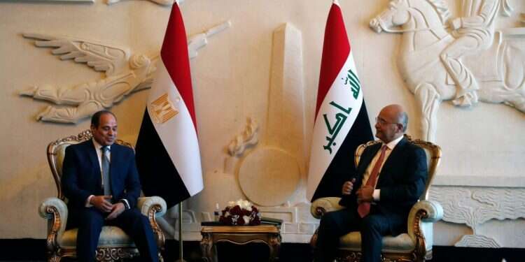 לראשונה זה 30 שנה: נשיא מצרי בבגדאד