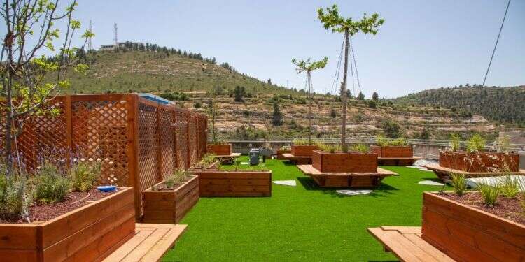 עם הנוף של י־ם: פינת הירגעות ושקט לסטודנטים בעין כרם