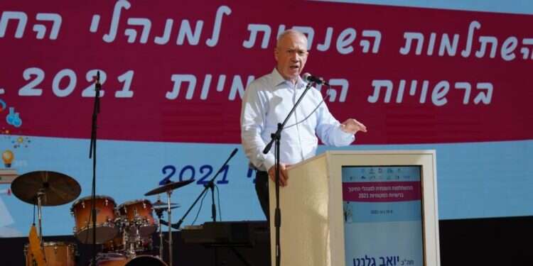 יואב גלנט מסכם תפקיד. צילום: Ddmedia גמישות ניהולית: שר החינוך מסכם את התפקיד