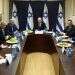 פגישת ראשי הקואליציה. צילום: אריאל זנדברג נתניהו: "בנט הוליך שולל מאות אלפי מצביעי ימין"