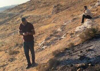 השטח השרוף סמוך לקרית ארבע. צילום: תנועת  פעילי בצלם חשודים בהצתת שטחים ליד קרית ארבע