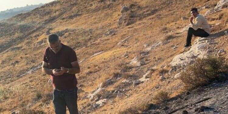 השטח השרוף סמוך לקרית ארבע. צילום: תנועת פעילי בצלם חשודים בהצתת שטחים ליד קרית ארבע