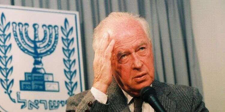 ראש הממשלה החמישי יצחק רבין. צילום: פלאש 90