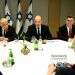 סער, בנט ולפיד, ביום ראשון השבוע צילום: רענן כהן החיים הקשים שממתינים לקואליציה החדשה