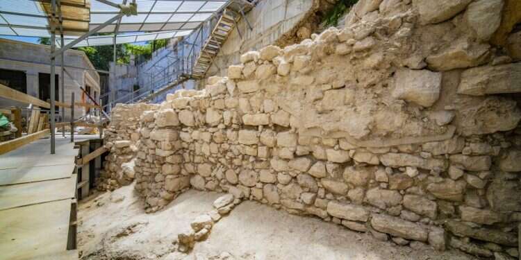 קטע חומה חדש חושף את קו ההגנה של ירושלים בימי החורבן