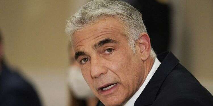 שר החוץ יאיר לפיד. צילום: AFP חרפת נאום לפיד