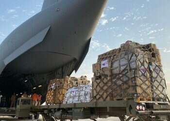 מטוס סיוע קטארי עמוס ב-70 טון מזון נחת בביירות