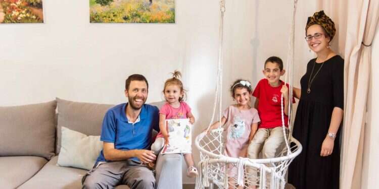 משפחת שטרן. צילום: אביטל הירש