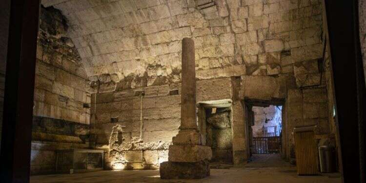 מנהרות הכותל: מבנה ציבור מפואר מתקופת בית שני נפתח לקהל