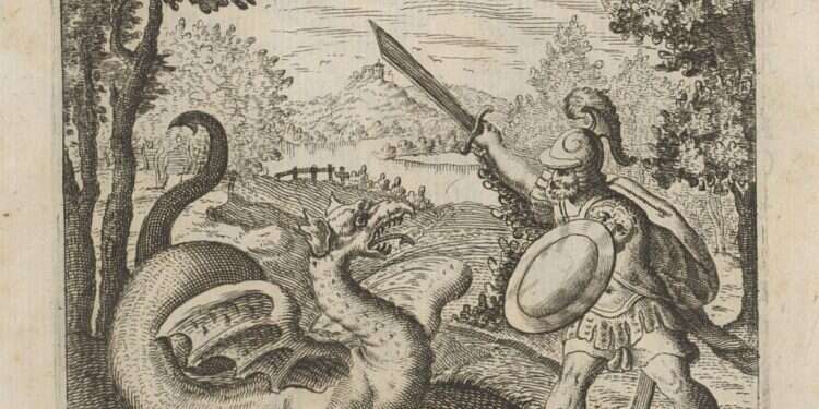 מתוך הספר Musaeum hermeticum, reformatum et amplificatum, שנת 1749, אוסף אדלשטיין, הספרייה הלאומית
הידעתם? היה לפחות דרקון אחד בישראל