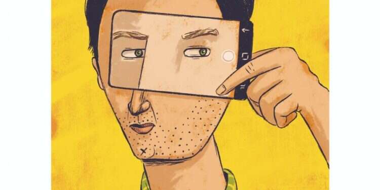 איור: מורן ברק מראה שחורה: מחר נמשיך לשנוא כרגיל