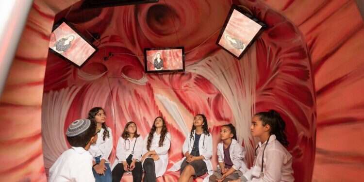 מוזיאון הרפואה בתוך תערוכת הלב. צילום רמי זרנגר "רופא ליום אחד": הכירו את מוזיאון הרפואה והמדע הראשון בישראל