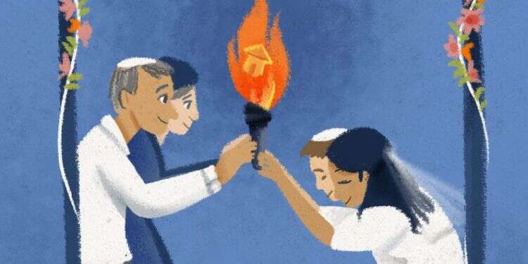 איור: נעמה להב
חתן וכלה: זו החתונה שלכם, אך אל תדחקו החוצה את ההורים