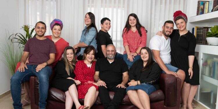 משפחת אייזיק. צילום: שריה דיאמנט