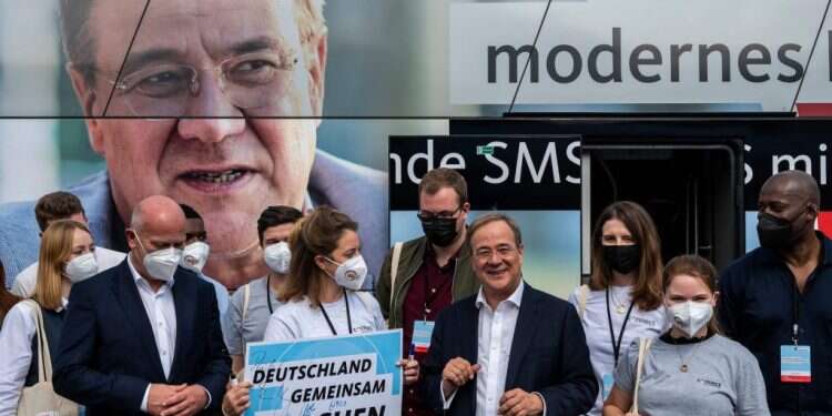 ארמין לאשט בקמפיין הבחירות של