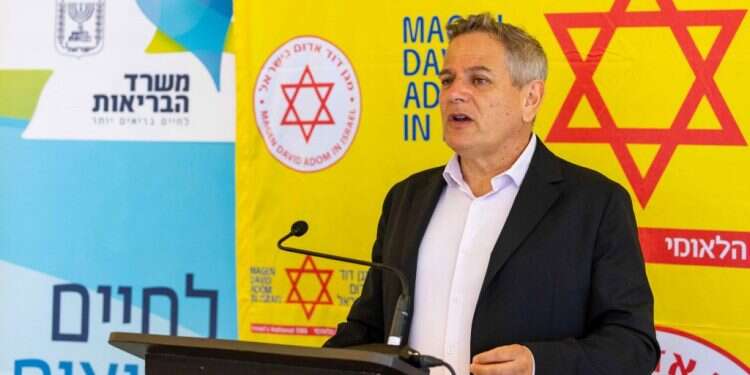 שר הבריאות ניצן הורוביץ במטה מד
