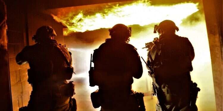 לוחמי ימ חילופי אש בין לוחמי ימ"מ וצה"ל למחבלים בג'נין