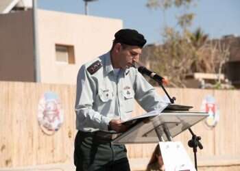 קצין פורץ דרך: אל"מ הישאם איברהים ימונה לקצין שריון ראשי