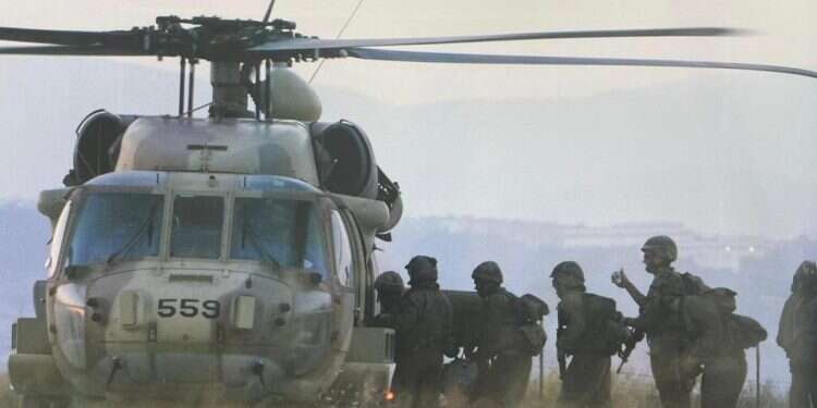 אירוע חילוץ הפצועים מאזור לחימה, שעליו קיבלה טייסת 123 את עיטור המופת. צילום: דובר צה