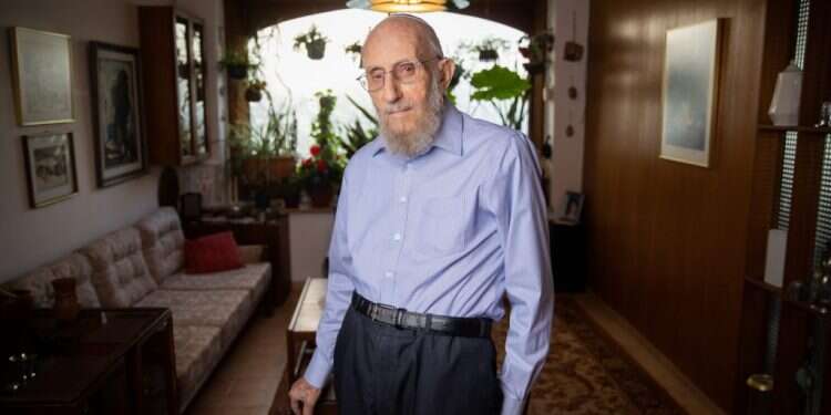 פרופ' אריה קורצוויל. צילום: נעם ריבקין־פנטון - פלאש 90