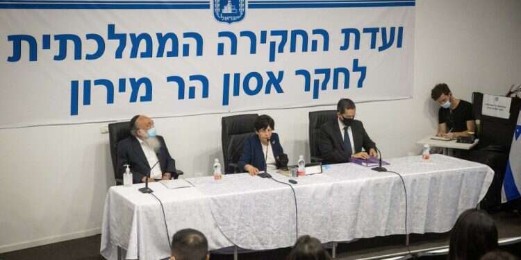 ועדת החקירה, השבוע. צילום: יונתן זינדל, פלאש90 העדויות הראשונות בוועדת החקירה מאשרות: המחדל במירון היה גלוי לעין כול