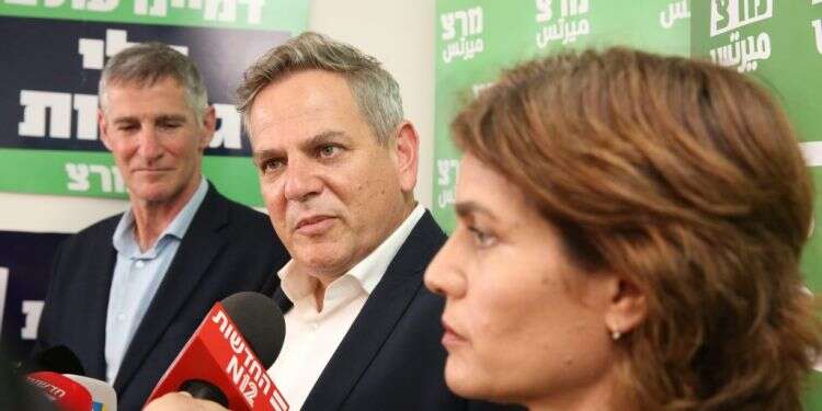 חברי מרצ. צילום: יהושע יוסף השמאל הישראלי איננו עגלה ריקה, וזו הבעיה