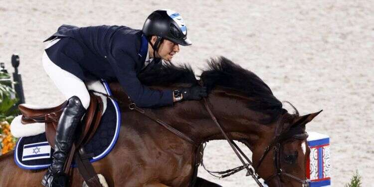 אשלי בונד באולימפיאדת טוקיו. צילום: EPA לראשונה בענף הרכיבה: רוכבת ישראלית העפילה לגמר