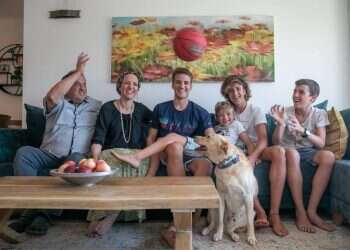 משפחת מולדובן. צילום יוסי אלוני