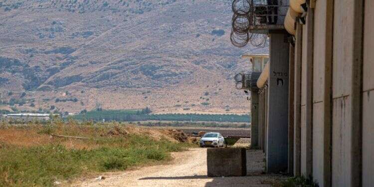 בטונדה שהונחה על פתח היציאה של המחבלים בכלא גלבוע. צילום:  גיל אליהו, ג'יני מפקד גלבוע לשעבר: "מראש המקום לא היה בנוי לכלא"