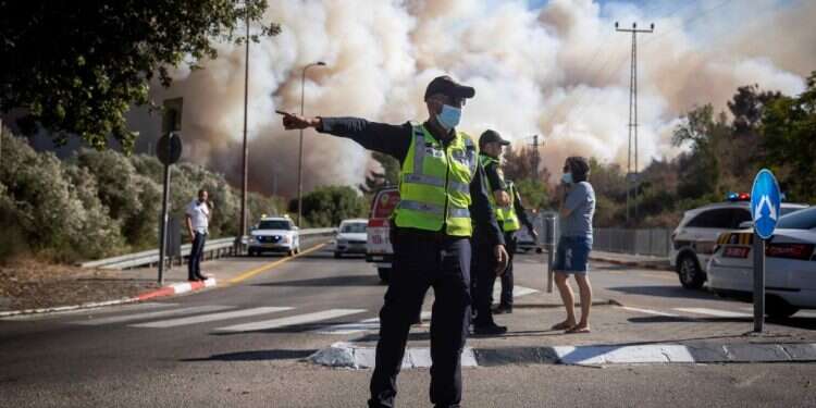 השריפה בהרי ירושלים. צילום: יונתן זינדל, פלאש 90 מסמך רשמי: רק אחד מעשרה מציתים עומד לדין