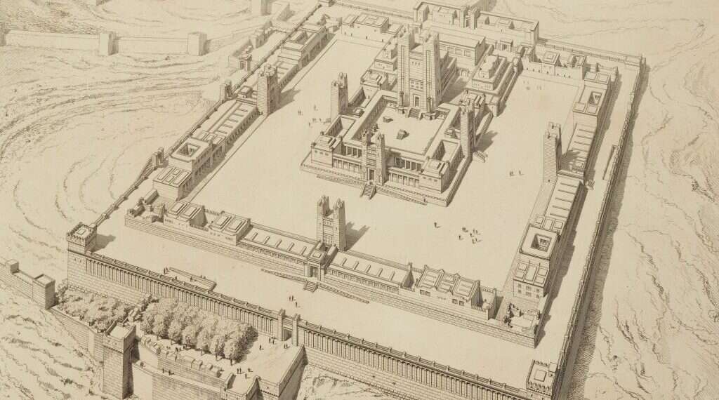 שרטוטים ואיורים: באדיבות ארכיון ראש פינה ע מקדש כמעט: החזון הלא ממומש של הברון רוטשילד