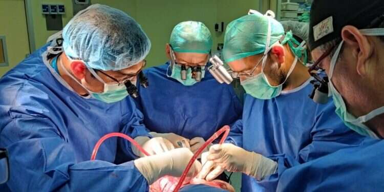 הניתוח להפרדת התאומות הסיאמיות. צילום: דוברות סורוקה לראשונה בישראל: ניתוח נדיר להפרדת תאומות סיאמיות שמחוברות בראשן