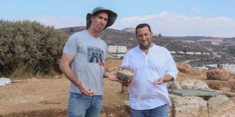 מטבעות וכלי חרס מתקופת בית המקדש השני נמצאו בשומרון