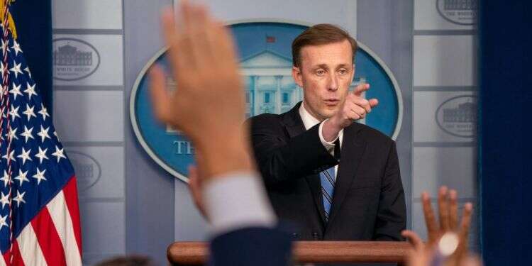 היועץ האמריקני לביטחון לאומי, ג'ייק סאליבן. צילום: EPA בוושינגטון לא מעוניינים בעוד קונספציה שתתנפץ להם על הראש