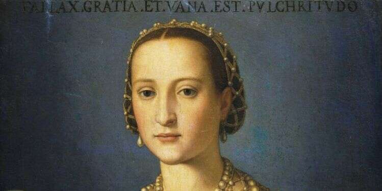 אלאונורה דה טולדו, תלמידתה של בנבנידה אברבנאל. ציור: אנגולו ברונזינו