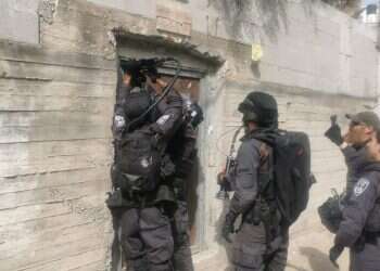 טייבה: המשטרה הרסה מבנה שהוקם בניגוד לחוק