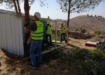 הרס בנקודת התיישבות חדשה סמוך לישוב בת עין