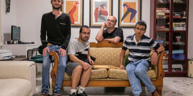 נדב נחייסי, שייקה ליכט, צורי לוי, וידידיה פיינטוך. צילום: יוסי אלוני