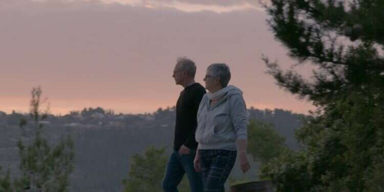 מיכל ודויד גרוסמן. צילום עפר ינוב
 הסרט "גרוסמן" מתחמק מהשאלות הפוליטיות הקשות